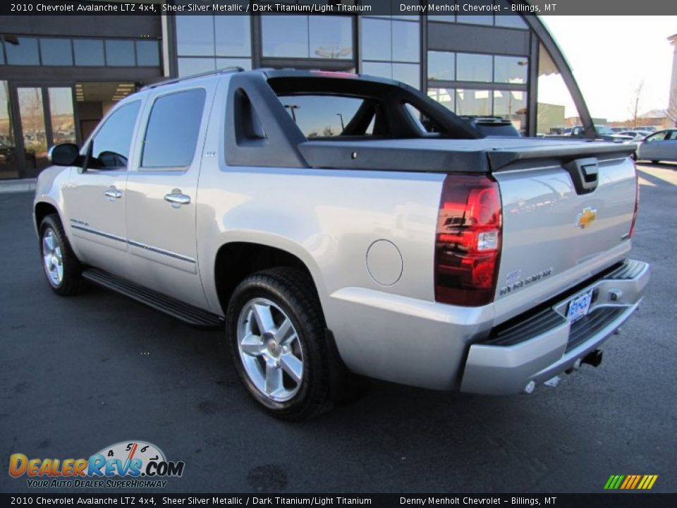 2010 Chevrolet Avalanche LTZ 4x4 Sheer Silver Metallic / Dark Titanium/Light Titanium Photo #5