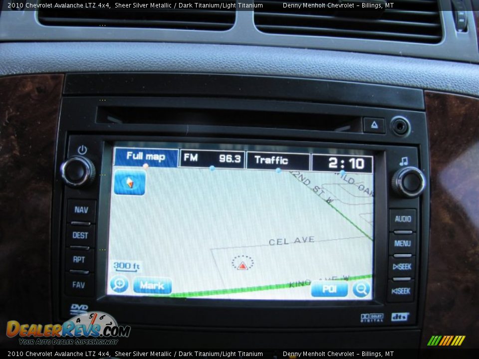 2010 Chevrolet Avalanche LTZ 4x4 Sheer Silver Metallic / Dark Titanium/Light Titanium Photo #25