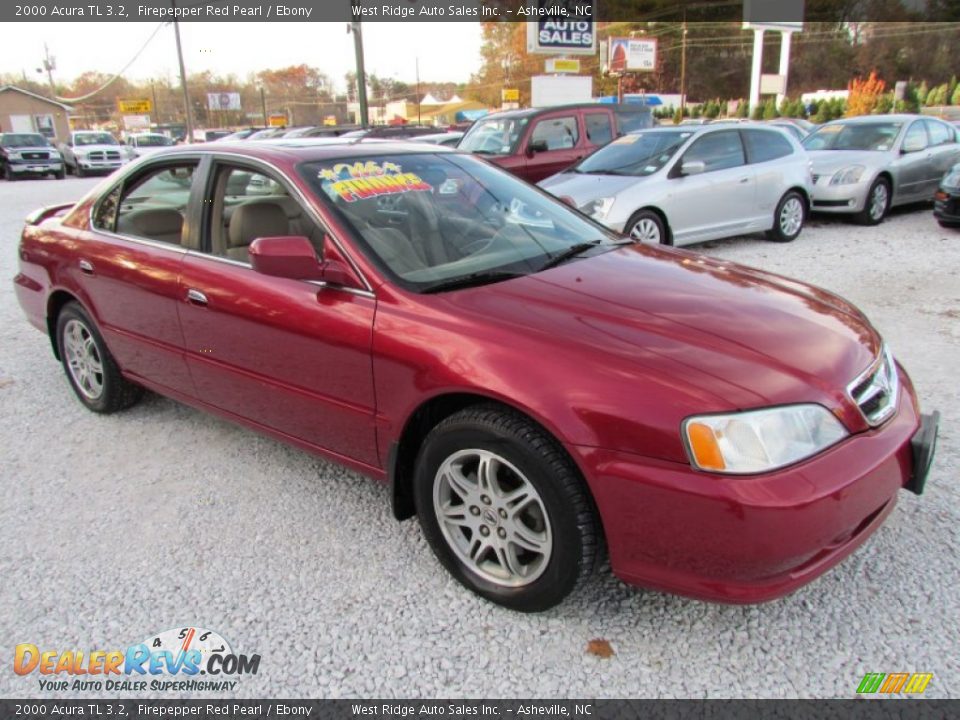 2000 Acura TL 3.2 Firepepper Red Pearl / Ebony Photo #1