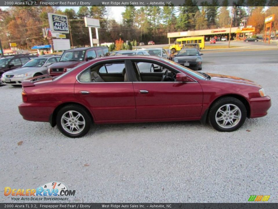 2000 Acura TL 3.2 Firepepper Red Pearl / Ebony Photo #3