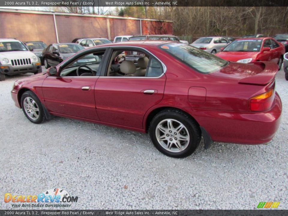2000 Acura TL 3.2 Firepepper Red Pearl / Ebony Photo #8