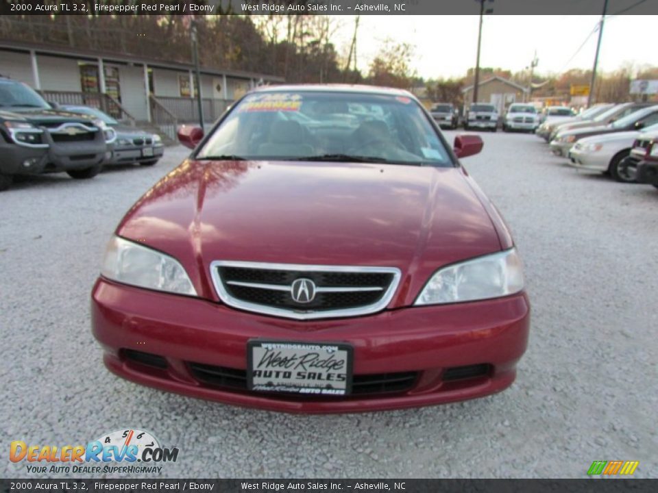 2000 Acura TL 3.2 Firepepper Red Pearl / Ebony Photo #12