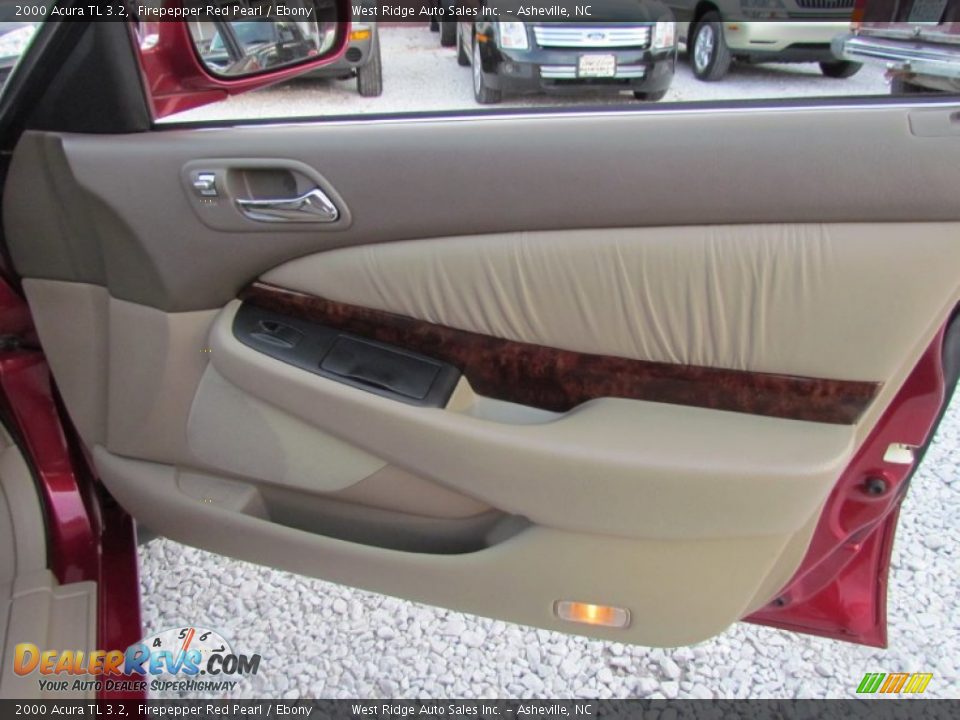2000 Acura TL 3.2 Firepepper Red Pearl / Ebony Photo #15