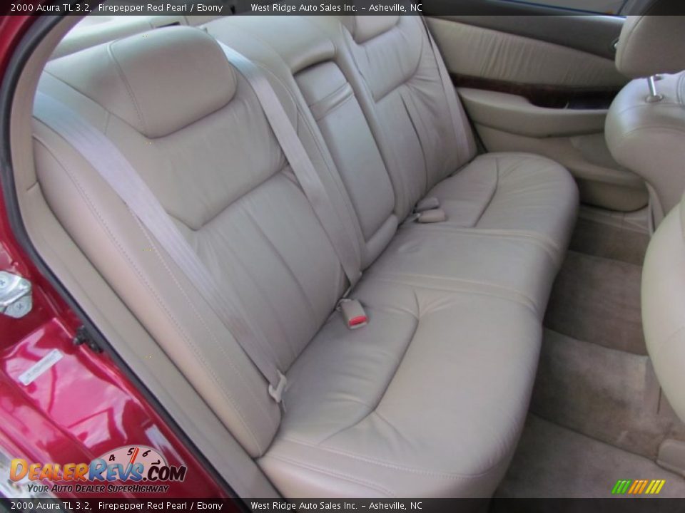2000 Acura TL 3.2 Firepepper Red Pearl / Ebony Photo #16