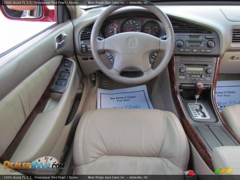 2000 Acura TL 3.2 Firepepper Red Pearl / Ebony Photo #19