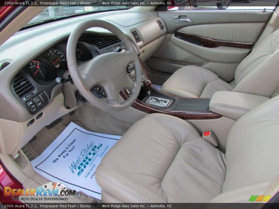 2000 Acura TL 3.2 Firepepper Red Pearl / Ebony Photo #22