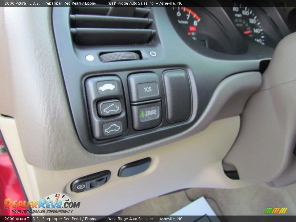 2000 Acura TL 3.2 Firepepper Red Pearl / Ebony Photo #24