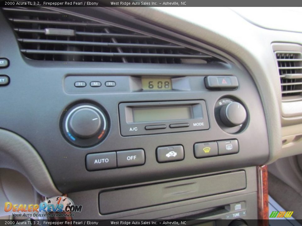 2000 Acura TL 3.2 Firepepper Red Pearl / Ebony Photo #27