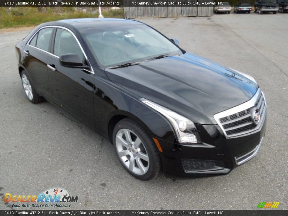 2013 Cadillac ATS 2.5L Black Raven / Jet Black/Jet Black Accents Photo #2