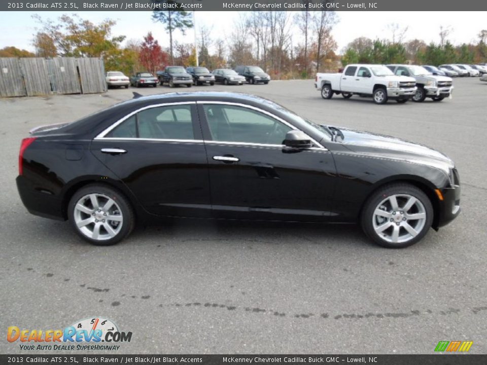 2013 Cadillac ATS 2.5L Black Raven / Jet Black/Jet Black Accents Photo #3