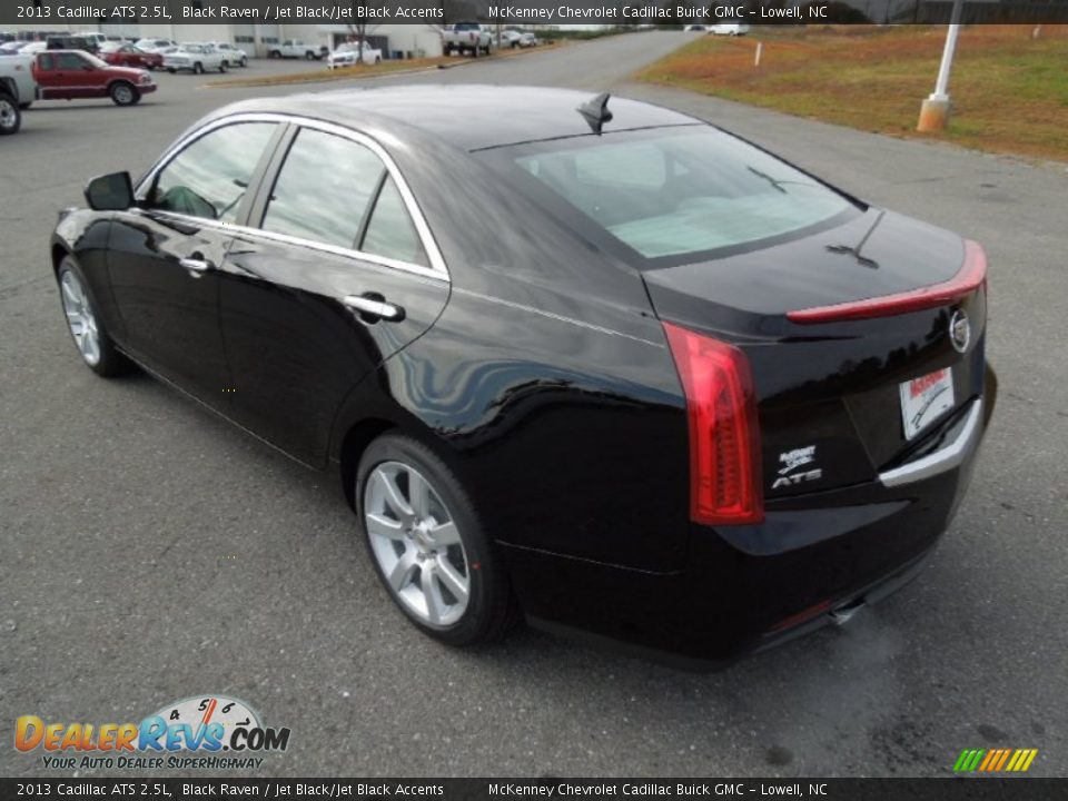 2013 Cadillac ATS 2.5L Black Raven / Jet Black/Jet Black Accents Photo #5