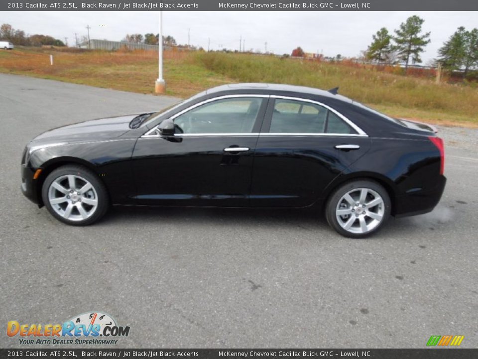 2013 Cadillac ATS 2.5L Black Raven / Jet Black/Jet Black Accents Photo #6
