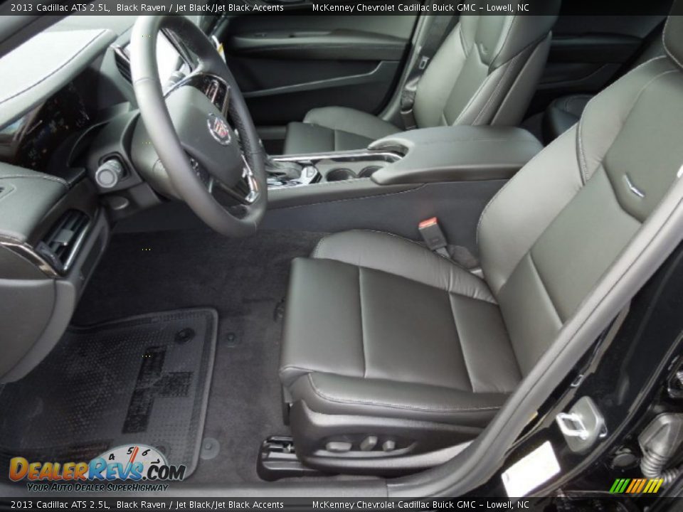 2013 Cadillac ATS 2.5L Black Raven / Jet Black/Jet Black Accents Photo #8
