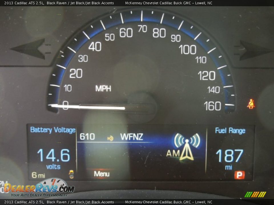 2013 Cadillac ATS 2.5L Black Raven / Jet Black/Jet Black Accents Photo #17