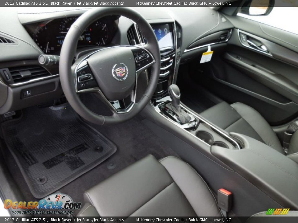 2013 Cadillac ATS 2.5L Black Raven / Jet Black/Jet Black Accents Photo #28
