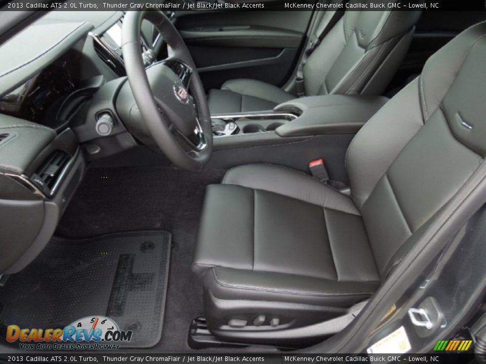 Jet Black/Jet Black Accents Interior - 2013 Cadillac ATS 2.0L Turbo Photo #8
