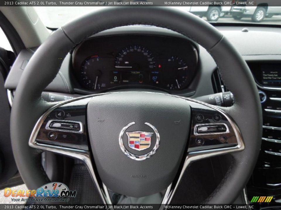 2013 Cadillac ATS 2.0L Turbo Steering Wheel Photo #17