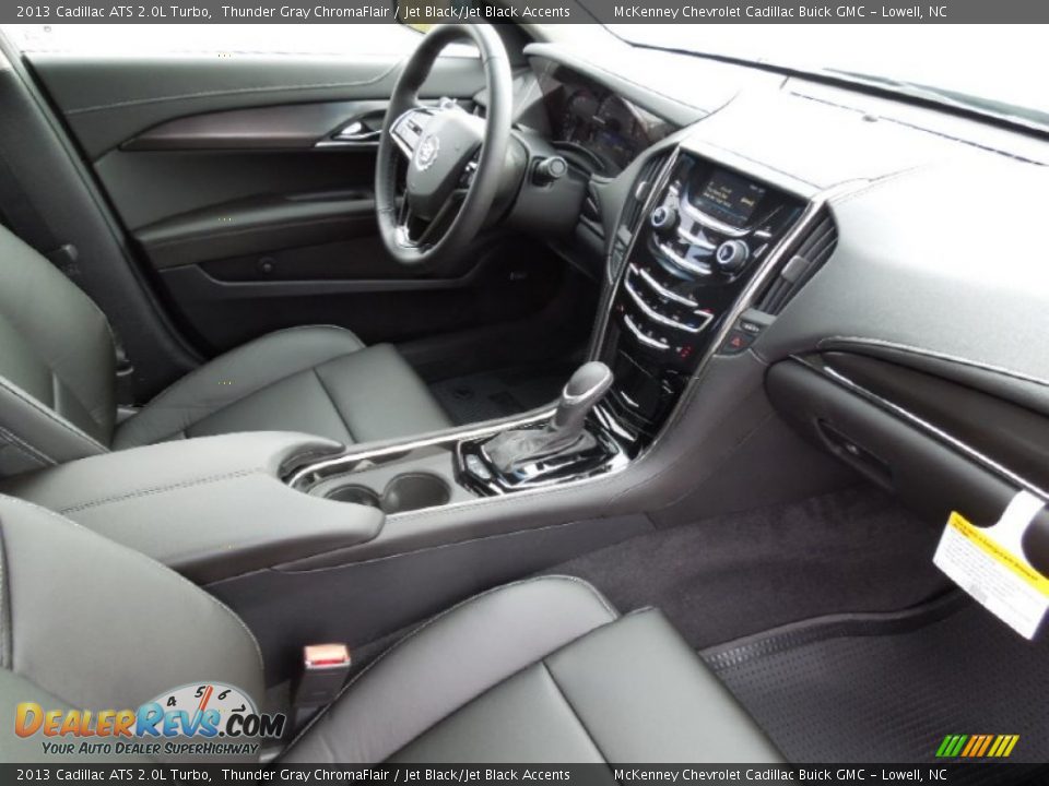 Jet Black/Jet Black Accents Interior - 2013 Cadillac ATS 2.0L Turbo Photo #25