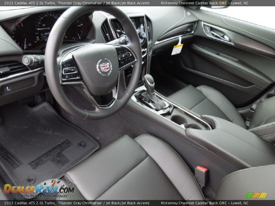 Jet Black/Jet Black Accents Interior - 2013 Cadillac ATS 2.0L Turbo Photo #29