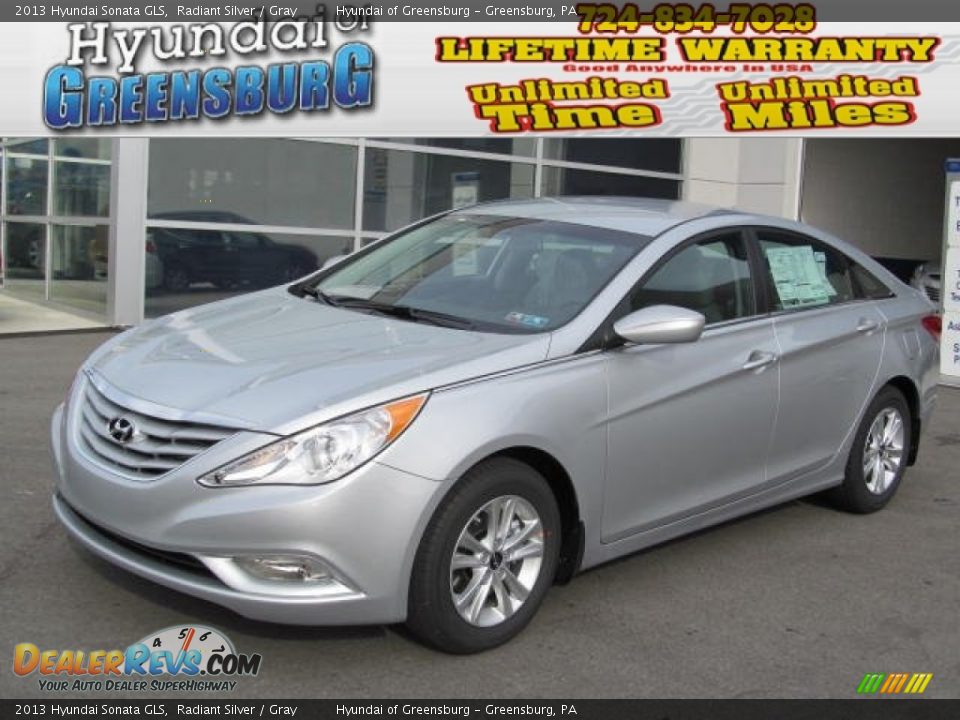 2013 Hyundai Sonata GLS Radiant Silver / Gray Photo #1