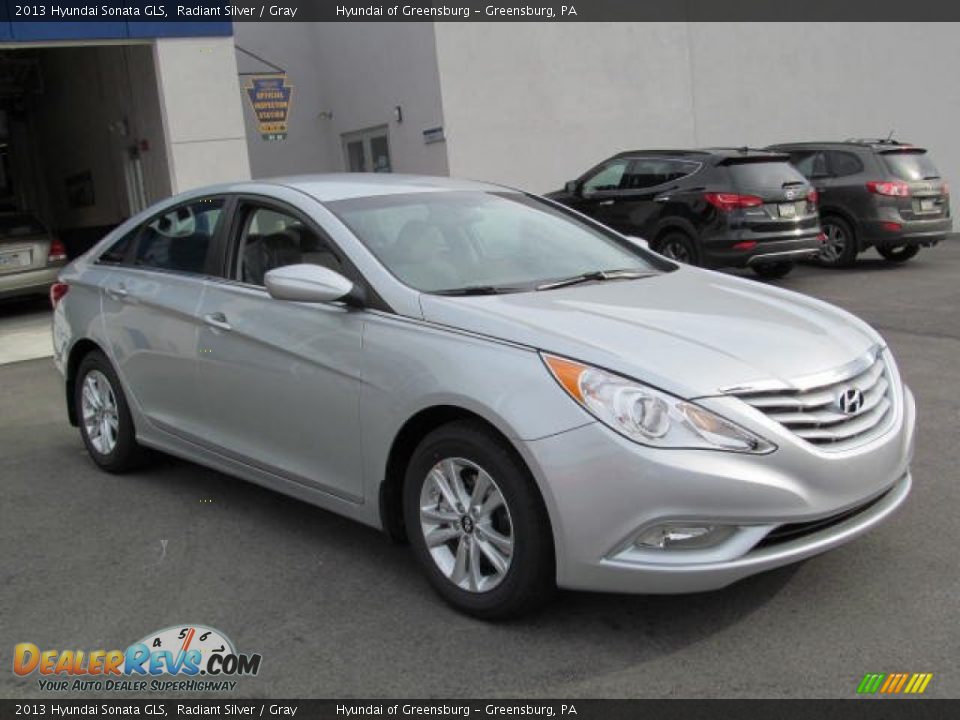 2013 Hyundai Sonata GLS Radiant Silver / Gray Photo #3