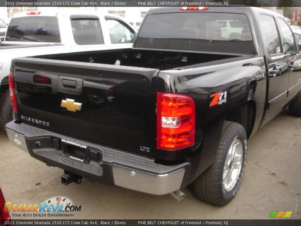 2013 Chevrolet Silverado 1500 LTZ Crew Cab 4x4 Black / Ebony Photo #2