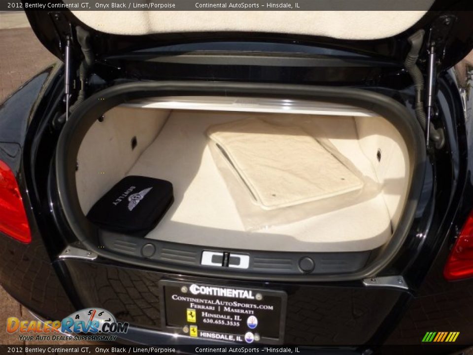 2012 Bentley Continental GT Onyx Black / Linen/Porpoise Photo #5