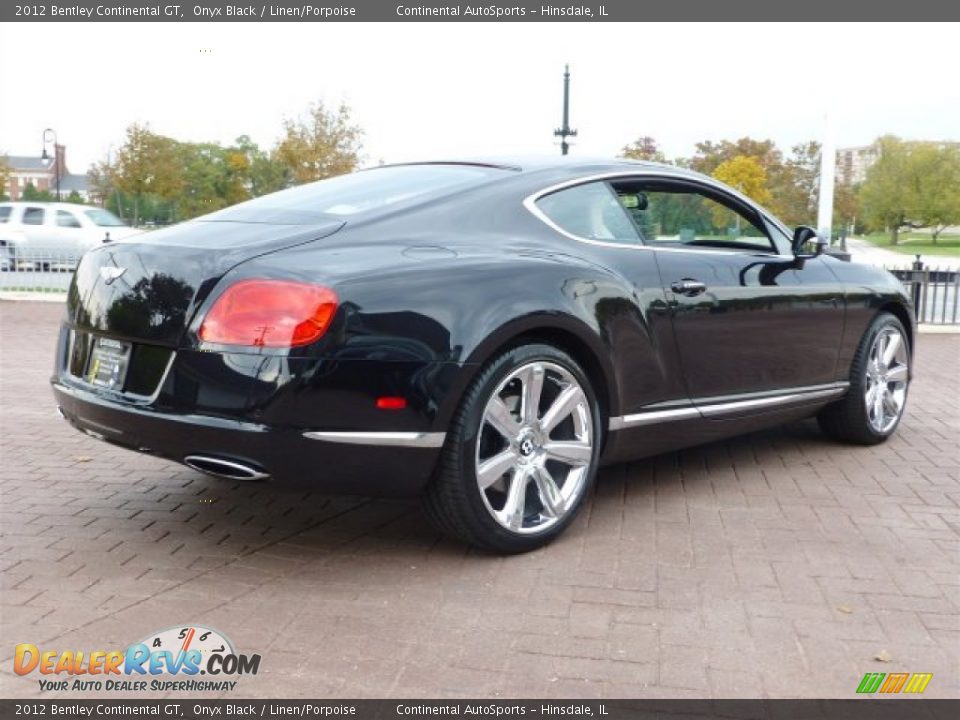 2012 Bentley Continental GT Onyx Black / Linen/Porpoise Photo #6