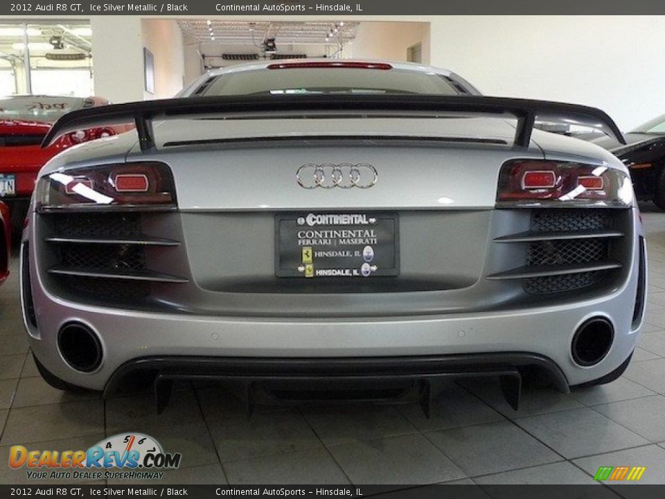 2012 Audi R8 GT Ice Silver Metallic / Black Photo #6