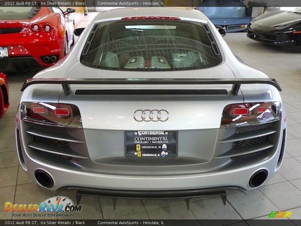 2012 Audi R8 GT Ice Silver Metallic / Black Photo #7