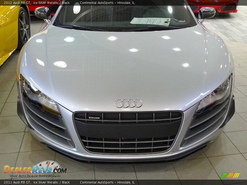 2012 Audi R8 GT Ice Silver Metallic / Black Photo #10