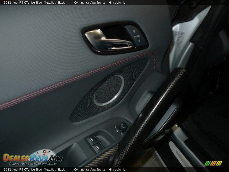 2012 Audi R8 GT Ice Silver Metallic / Black Photo #18