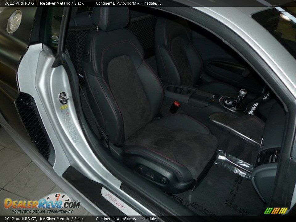 2012 Audi R8 GT Ice Silver Metallic / Black Photo #33