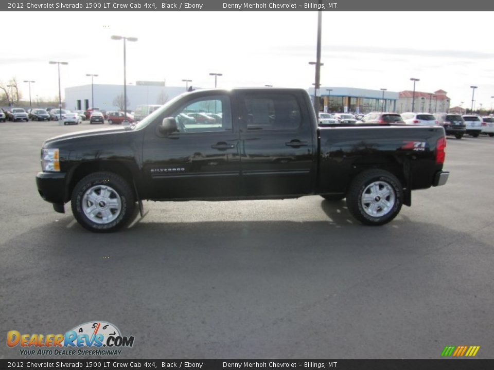 2012 Chevrolet Silverado 1500 LT Crew Cab 4x4 Black / Ebony Photo #4