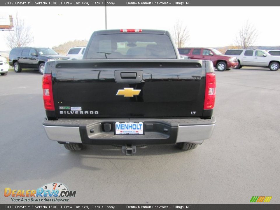2012 Chevrolet Silverado 1500 LT Crew Cab 4x4 Black / Ebony Photo #6