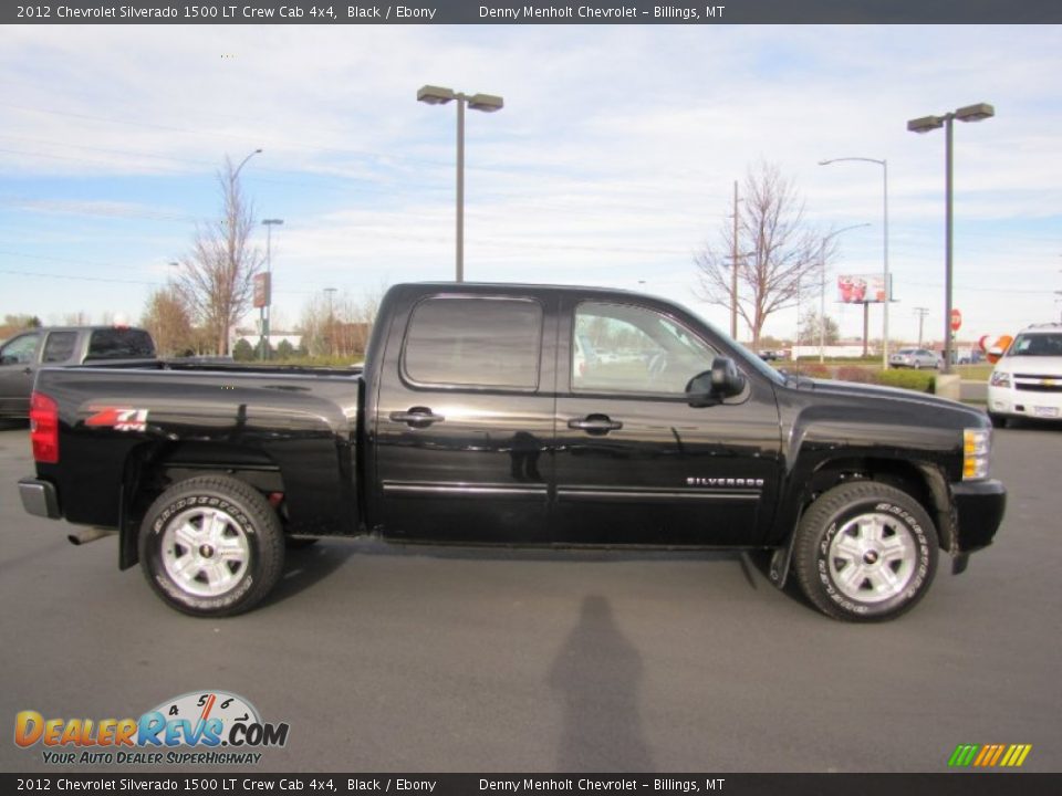2012 Chevrolet Silverado 1500 LT Crew Cab 4x4 Black / Ebony Photo #8
