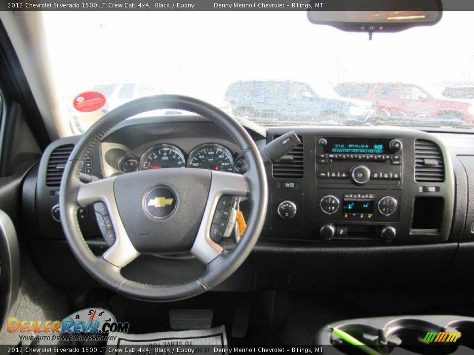 2012 Chevrolet Silverado 1500 LT Crew Cab 4x4 Black / Ebony Photo #14