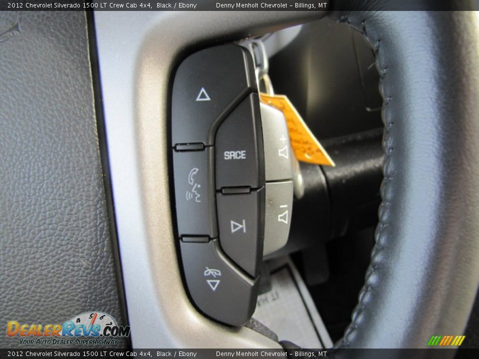 2012 Chevrolet Silverado 1500 LT Crew Cab 4x4 Black / Ebony Photo #20