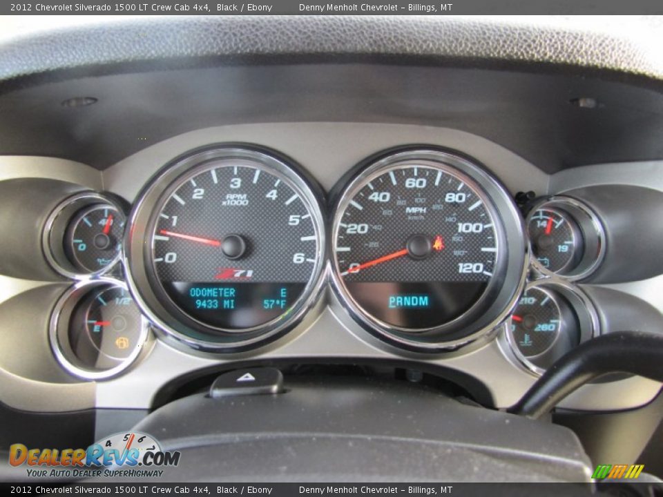 2012 Chevrolet Silverado 1500 LT Crew Cab 4x4 Black / Ebony Photo #21