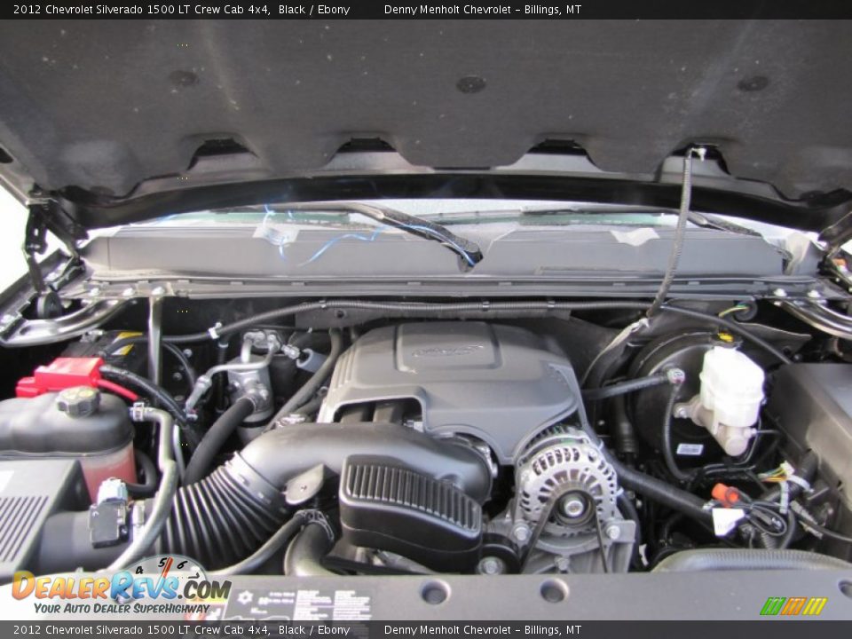 2012 Chevrolet Silverado 1500 LT Crew Cab 4x4 Black / Ebony Photo #27