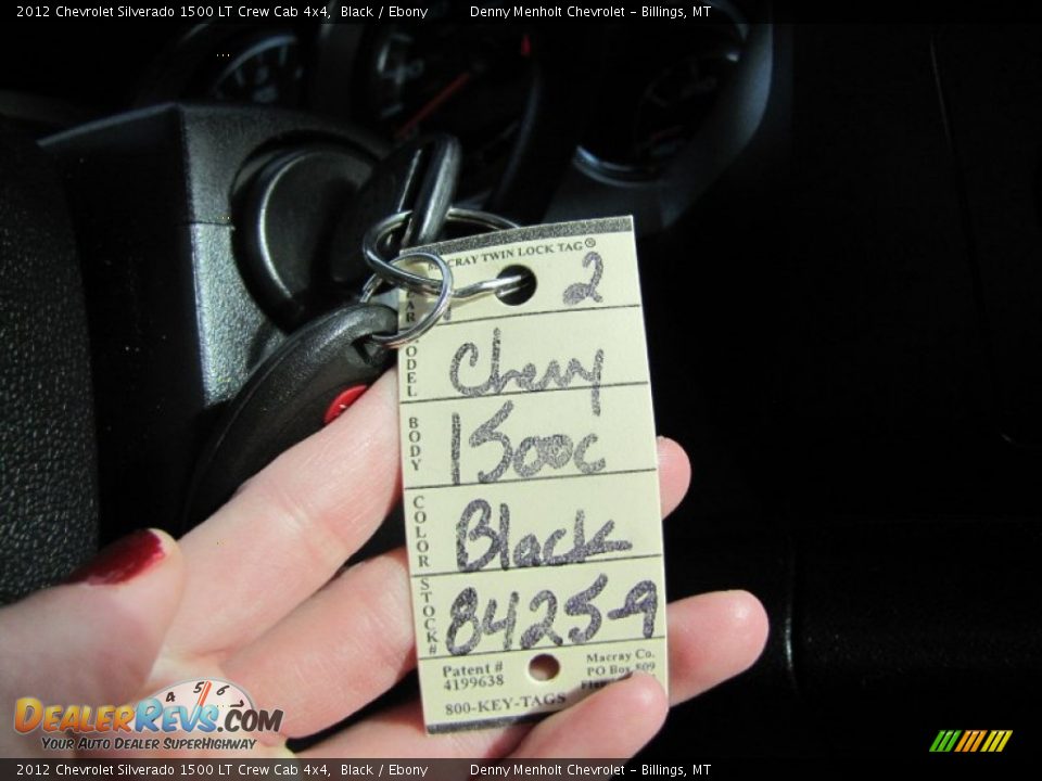 2012 Chevrolet Silverado 1500 LT Crew Cab 4x4 Black / Ebony Photo #28