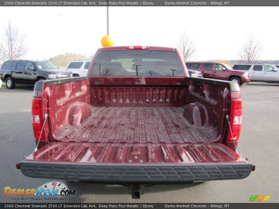2009 Chevrolet Silverado 1500 LT Extended Cab 4x4 Deep Ruby Red Metallic / Ebony Photo #9