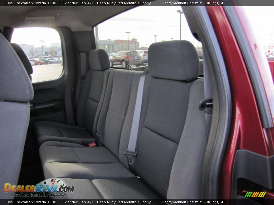 2009 Chevrolet Silverado 1500 LT Extended Cab 4x4 Deep Ruby Red Metallic / Ebony Photo #10