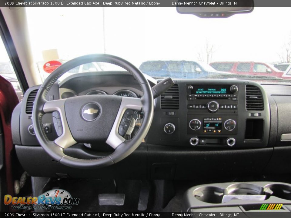 2009 Chevrolet Silverado 1500 LT Extended Cab 4x4 Deep Ruby Red Metallic / Ebony Photo #13