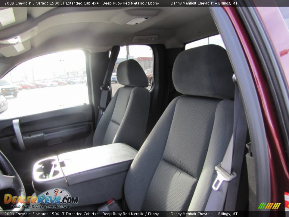 2009 Chevrolet Silverado 1500 LT Extended Cab 4x4 Deep Ruby Red Metallic / Ebony Photo #14