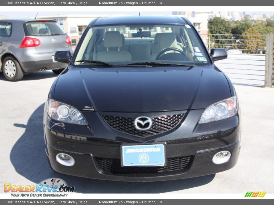 2006 Mazda MAZDA3 i Sedan Black Mica / Beige Photo #2