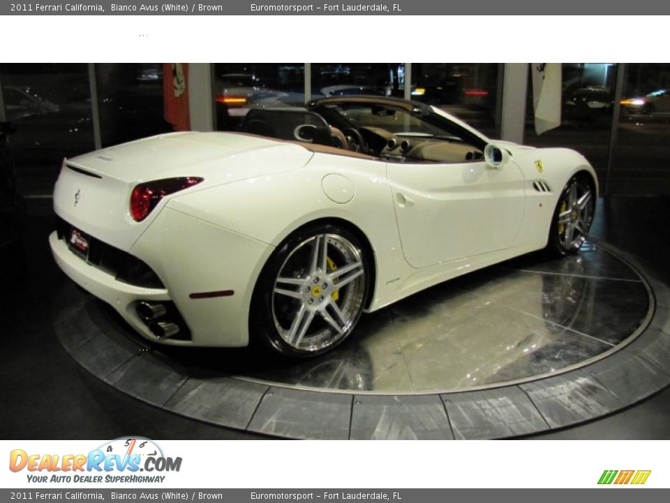 2011 Ferrari California Bianco Avus (White) / Brown Photo #17