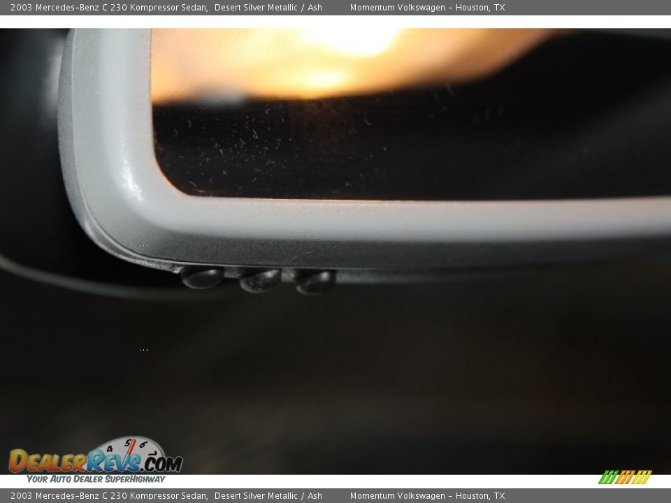 2003 Mercedes-Benz C 230 Kompressor Sedan Desert Silver Metallic / Ash Photo #15