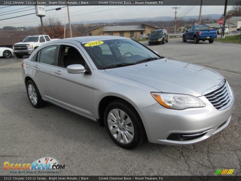 2012 Chrysler 200 LX Sedan Bright Silver Metallic / Black Photo #9