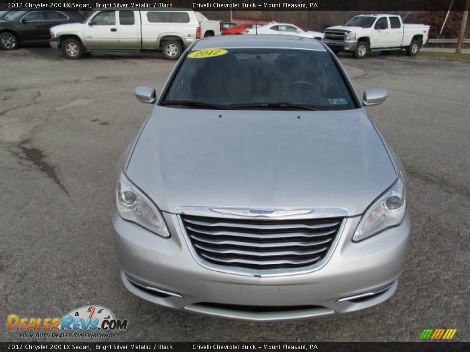 2012 Chrysler 200 LX Sedan Bright Silver Metallic / Black Photo #10